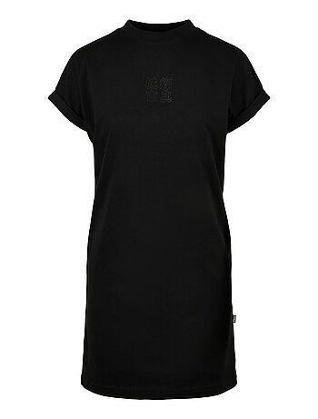 Urban Classics - Robe t-shirt manches courtes motif/style Logo en chinois