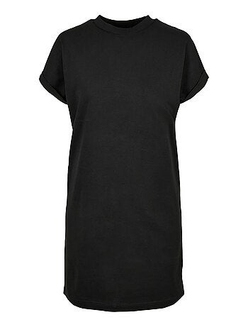 Urban Classics - Robe t-shirt manches cut-on
