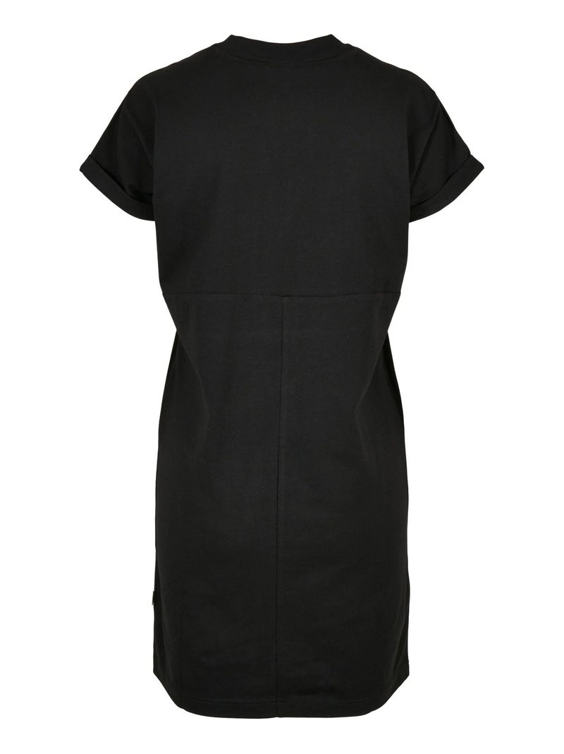 Urban Classics - Robe t-shirt manches cut-on Noir - Kiabi