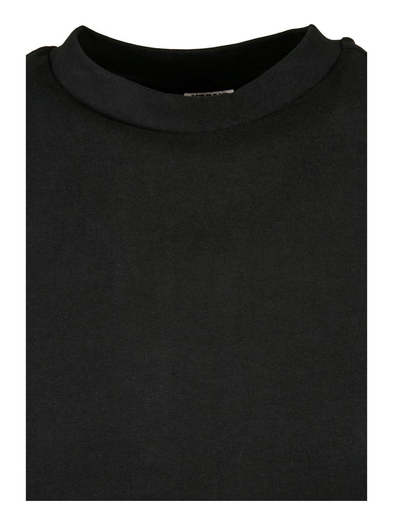 Urban Classics - Robe t-shirt manches cut-on Noir - Kiabi