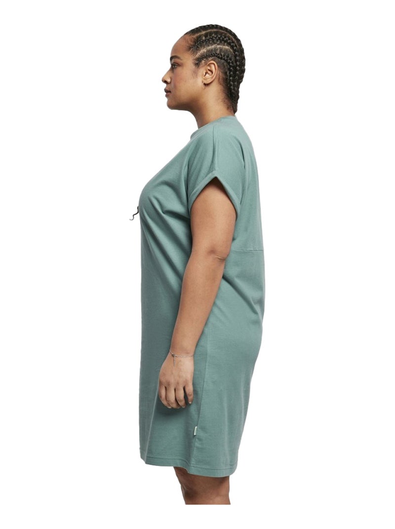Urban Classics - Robe t-shirt manches cut-on Vert - Kiabi