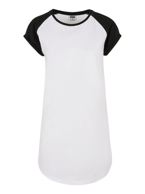 Urban Classics - Robe t-shirt manches raglan motif/style Détail contrasté - Kiabi Urban Classics - Robe t-shirt manches raglan motif/style Détail contrasté - Kiabi