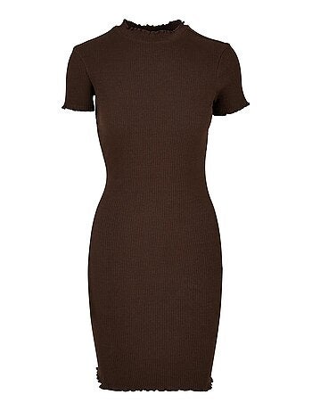 Urban Classics - Robe t-shirt motif/style Côtelé