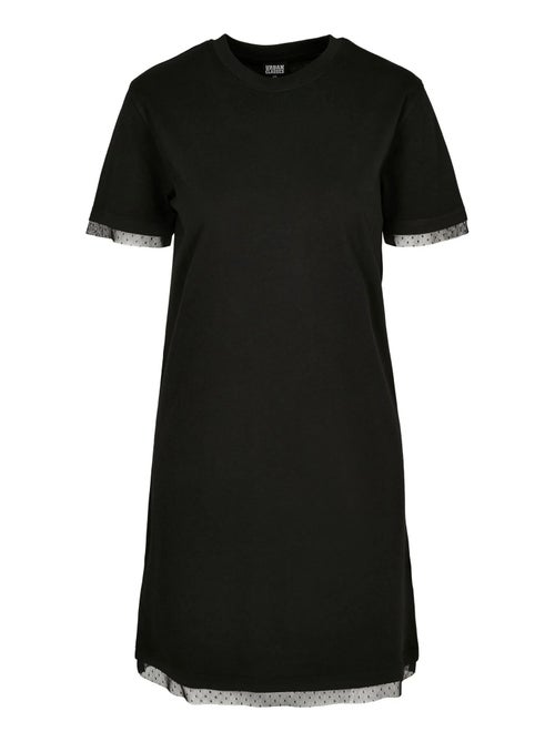 Urban Classics - Robe t-shirt motif/style Lacets - Kiabi