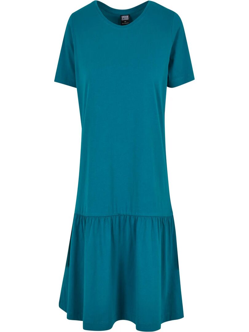 Urban Classics - Robe t-shirt VALANCE Bleu lagon - Kiabi