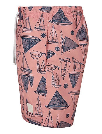 Urban Classics - Short de bain motif/style À motifs