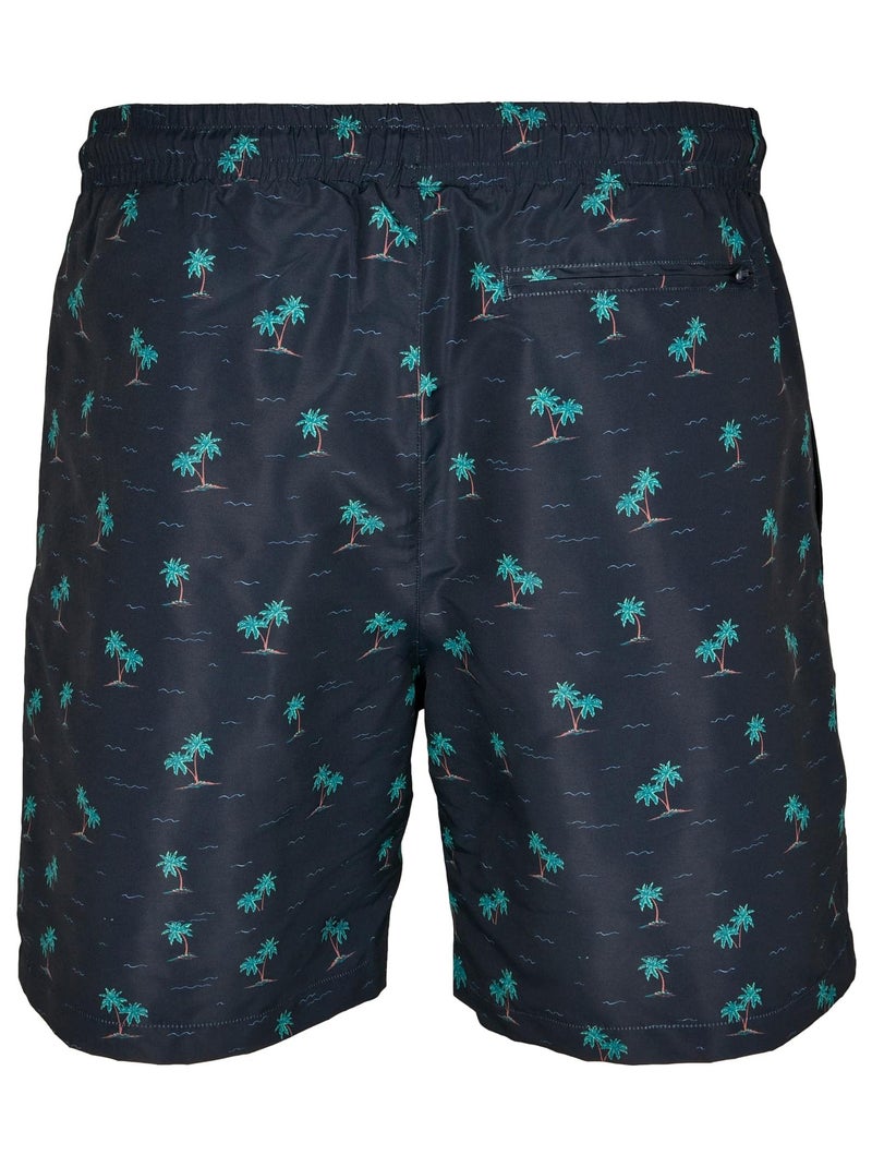 Urban Classics - Short de bain motif/style À motifs Vert forêt - Kiabi