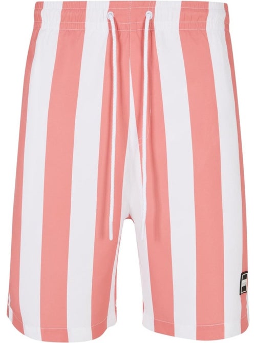 Urban Classics - Short de bain motif/style à rayures - Kiabi