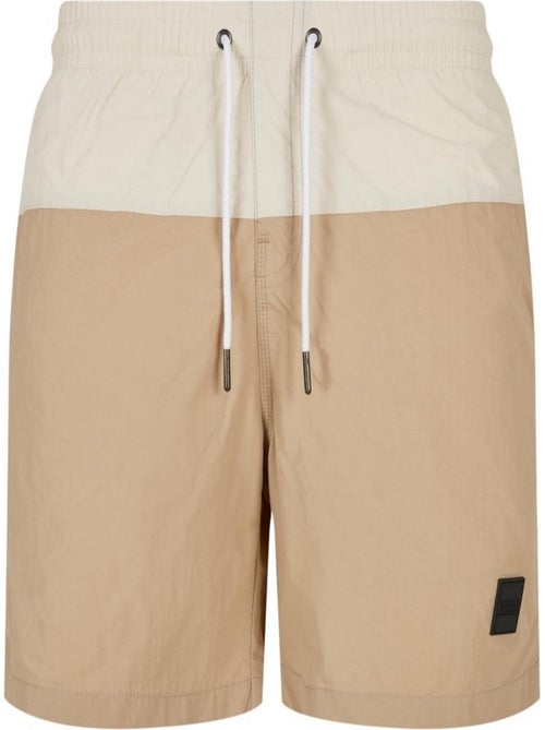 Urban Classics - Short de bain motif/style Bloc - Kiabi