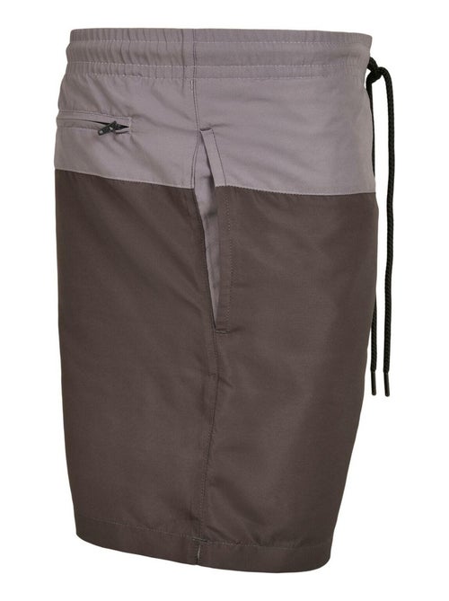 Urban Classics - Short de bain motif/style Bloc - Kiabi