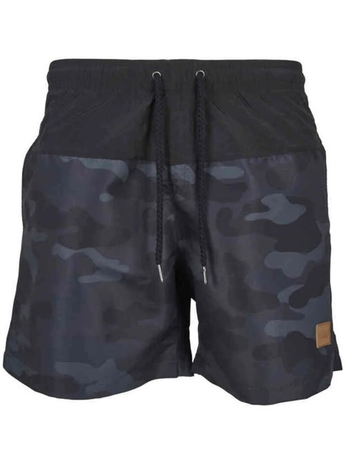 Urban Classics - Short de bain motif/style Bloc - Kiabi