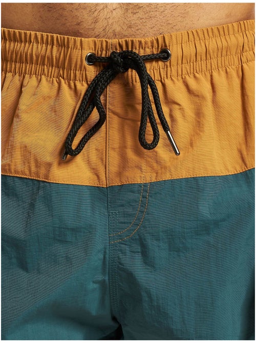 Urban Classics - Short de bain motif/style Bloc - Kiabi