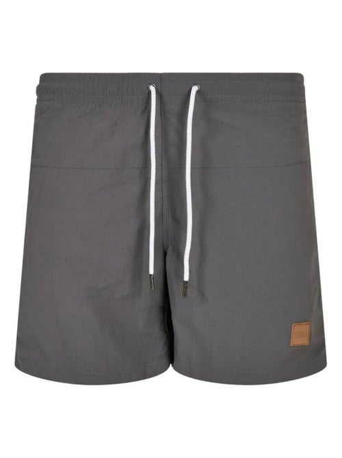 Urban Classics - Short de bain motif/style Bloc - Kiabi