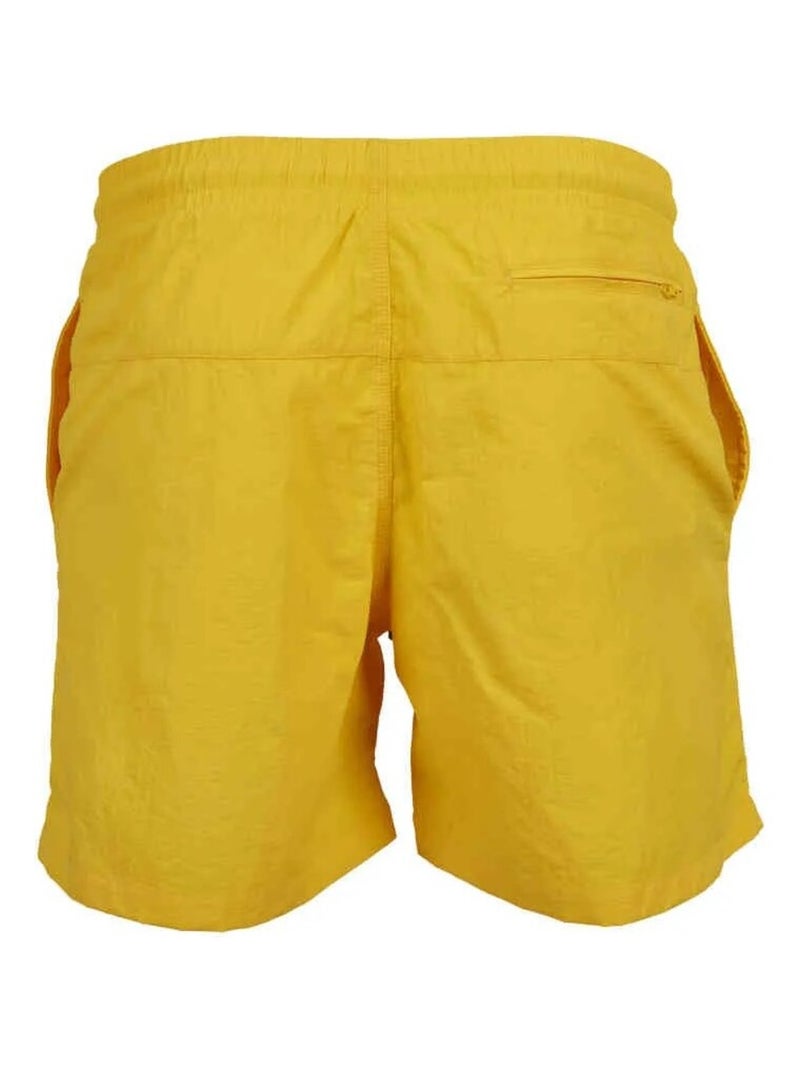 Urban Classics - Short de bain motif/style Bloc Jaune poussin - Kiabi