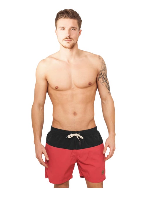 Urban Classics - Short de bain motif/style Bloc - Kiabi