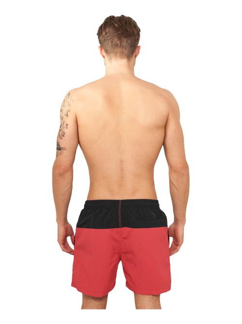 Urban Classics - Short de bain motif/style Bloc - Kiabi