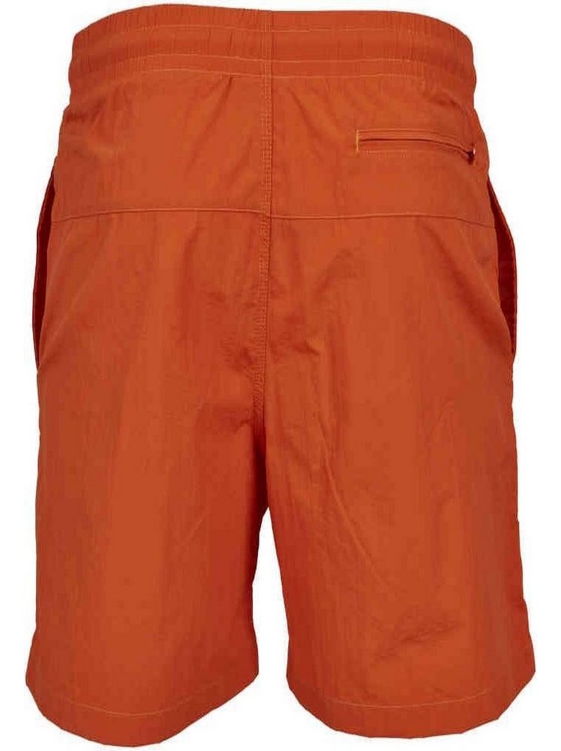 Urban Classics - Short de bain motif/style Bloc Rouge brique - Kiabi