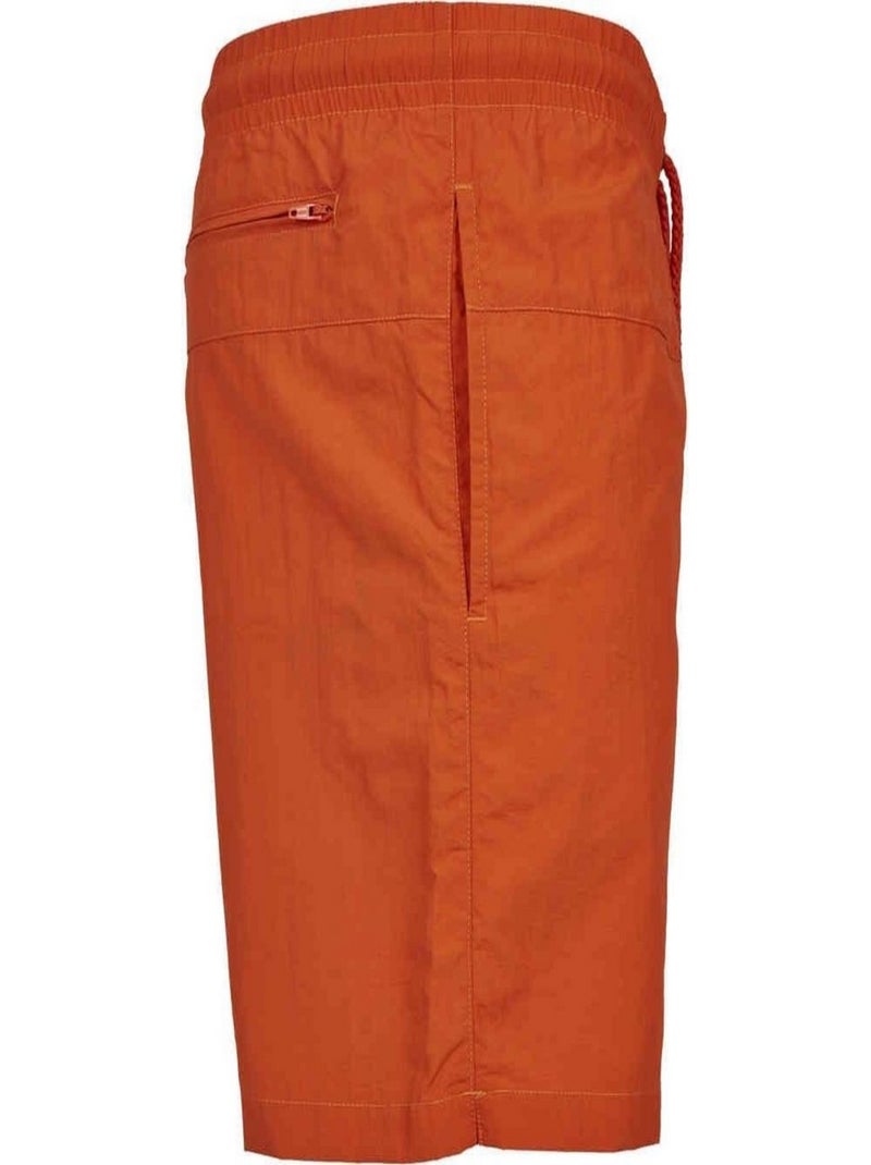 Urban Classics - Short de bain motif/style Bloc Rouge brique - Kiabi
