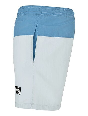 Urban Classics - Short de bain motif/style blocs de couleurs