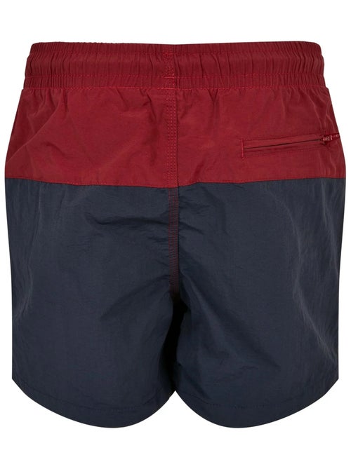 Urban Classics - Short de bain motif/style blocs de couleurs - Kiabi