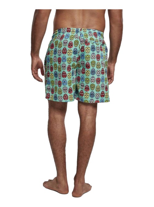 Urban Classics - Short de bain motif/style Crâne - Kiabi