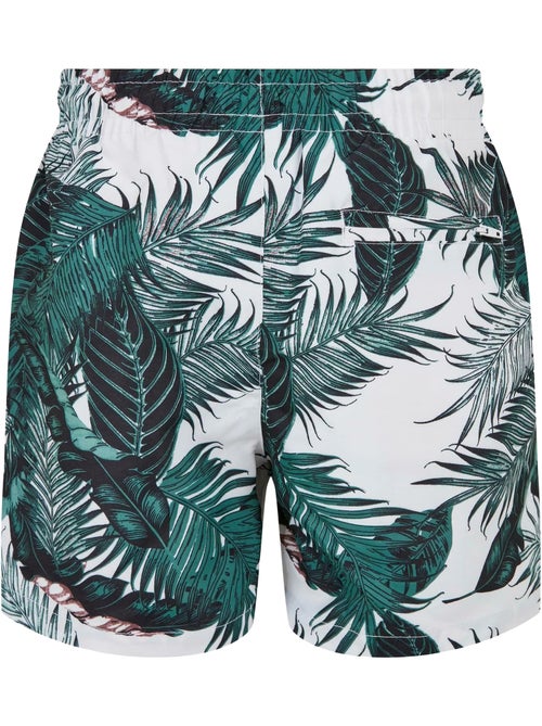 Urban Classics - Short de bain motif/style feuille de palmier - Kiabi Urban Classics - Short de bain motif/style feuille de palmier - Kiabi