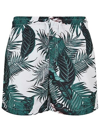 Urban Classics - Short de bain motif/style Feuille de palmier