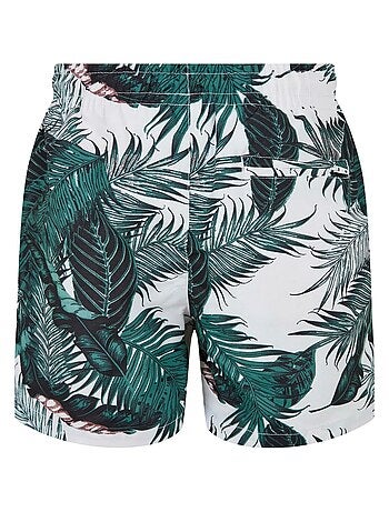 Urban Classics - Short de bain motif/style Feuille de palmier