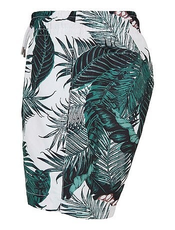 Urban Classics - Short de bain motif/style Feuille de palmier
