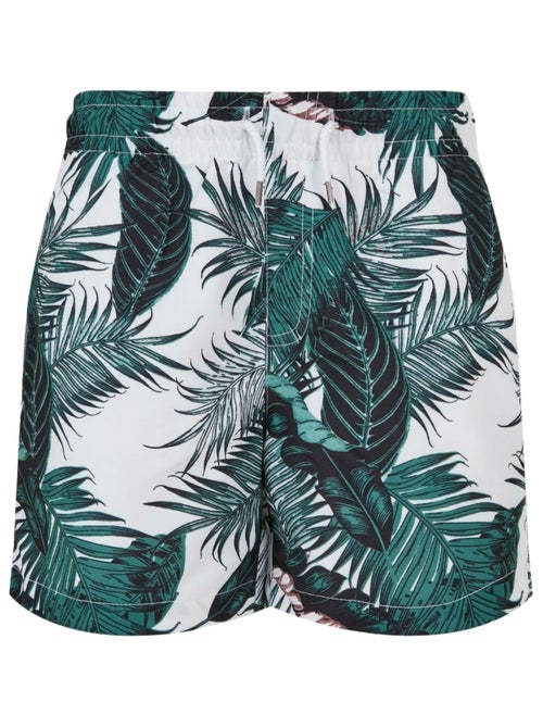 Urban Classics - Short de bain motif/style Feuille de palmier - Kiabi