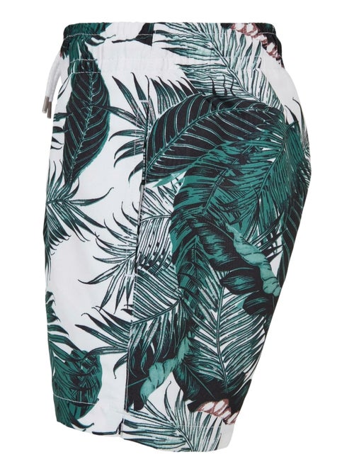 Urban Classics - Short de bain motif/style Feuille de palmier - Kiabi