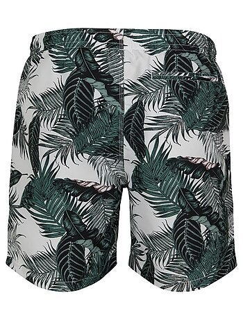Urban Classics - Short de bain motif/style Feuille de palmier