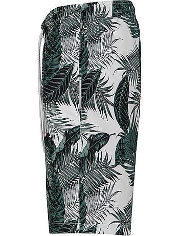 Urban Classics - Short de bain motif/style Feuille de palmier