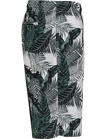 Urban Classics - Short de bain motif/style Feuille de palmier