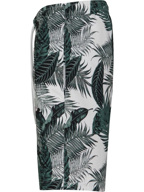 Urban Classics - Short de bain motif/style Feuille de palmier - Kiabi