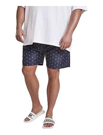 Urban Classics - Short de bain motif/style Flamant rose