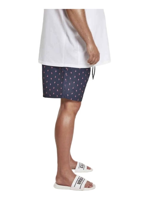 Urban Classics - Short de bain motif/style Flamant rose - Kiabi