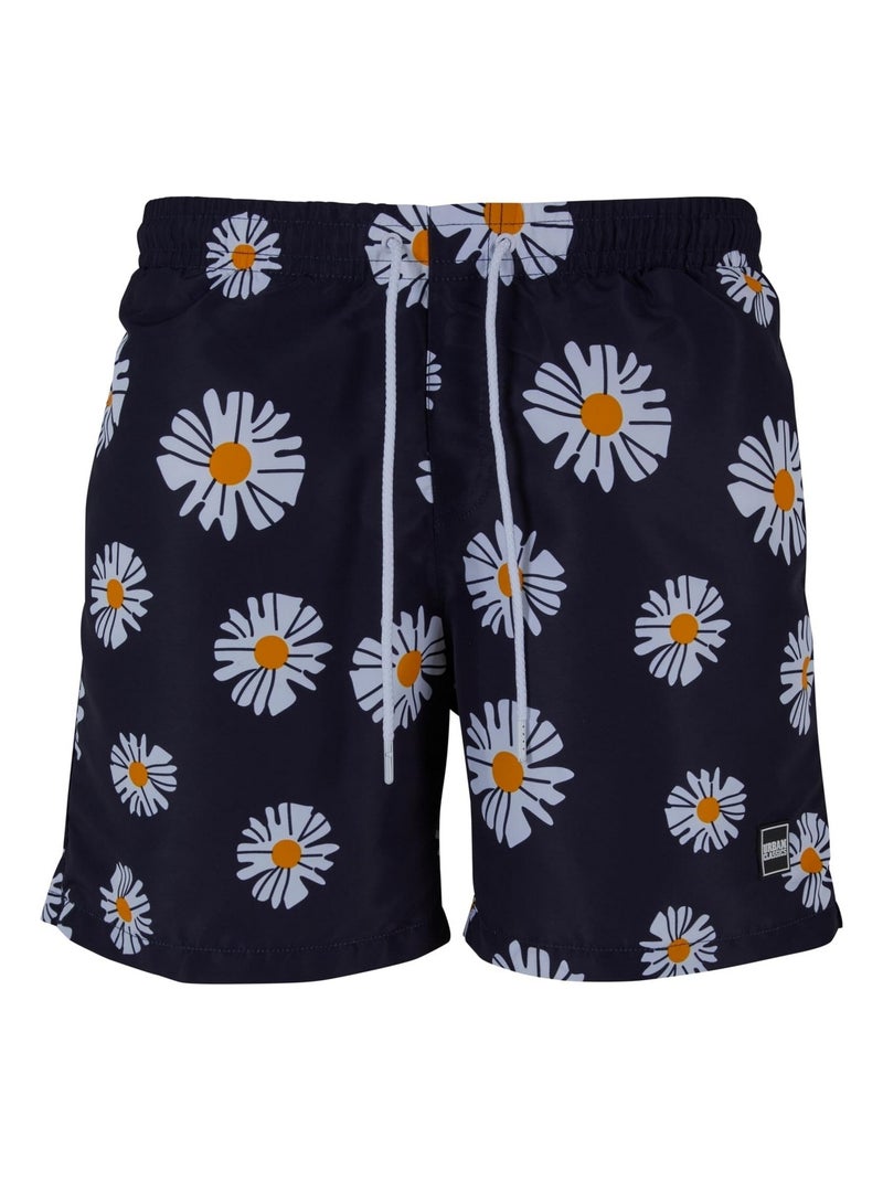 Urban Classics Short De Bain À Motifs Maillot Homme - Style Estival