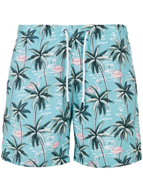 Urban Classics - Short de bain motif/style Oiseaux tropicaux - Kiabi