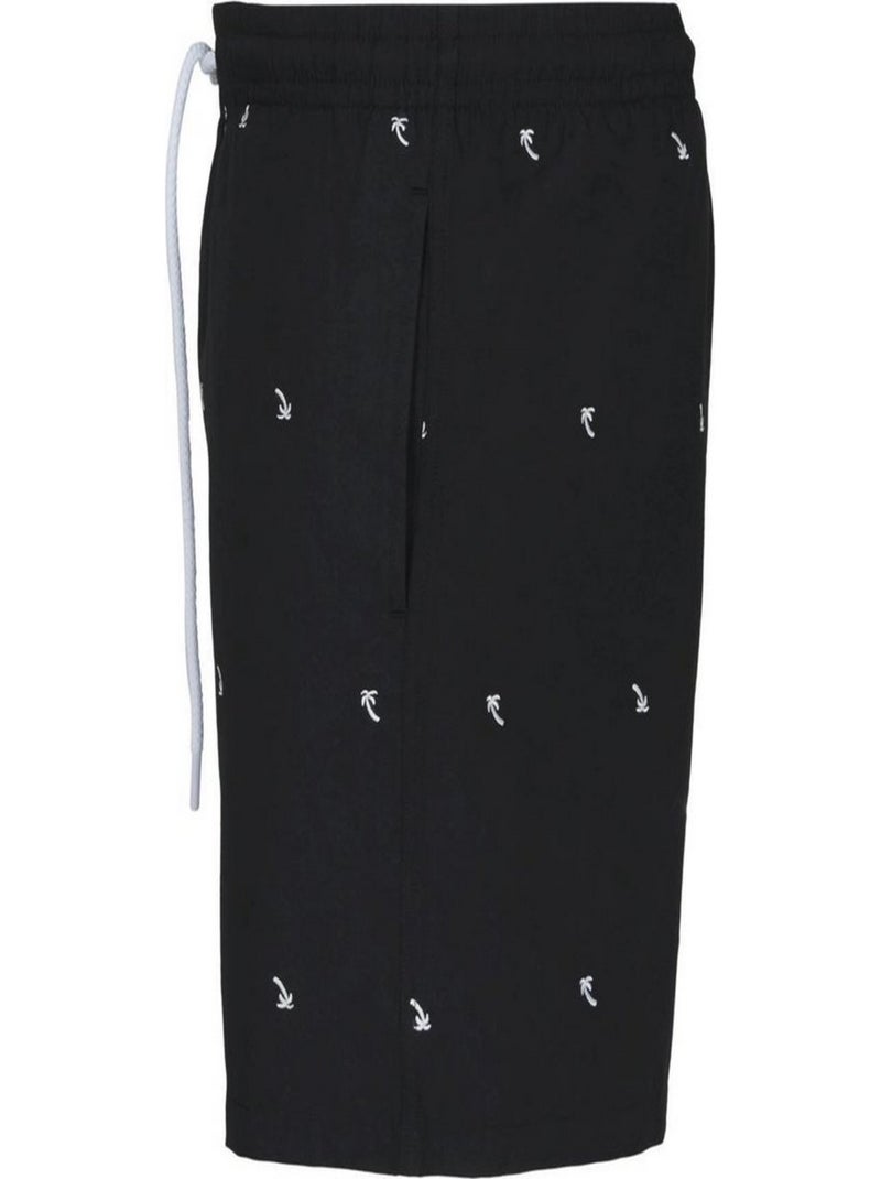 Urban Classics - Short de bain motif/style palmier Noir - Kiabi