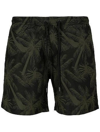 Urban Classics - Short de bain motif/style Palmier