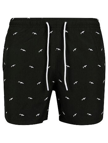 Urban Classics - Short de bain motif/style Requin