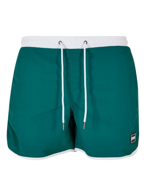 Urban Classics - Short de bain motif/style rétro - Kiabi Urban Classics - Short de bain motif/style rétro - Kiabi