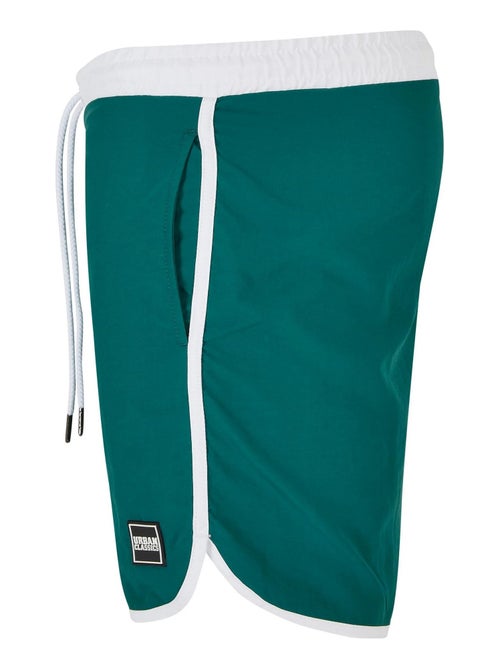 Urban Classics - Short de bain motif/style rétro - Kiabi Urban Classics - Short de bain motif/style rétro - Kiabi