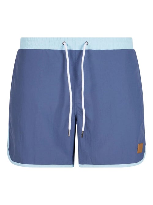 Urban Classics - Short de bain motif/style rétro - Kiabi