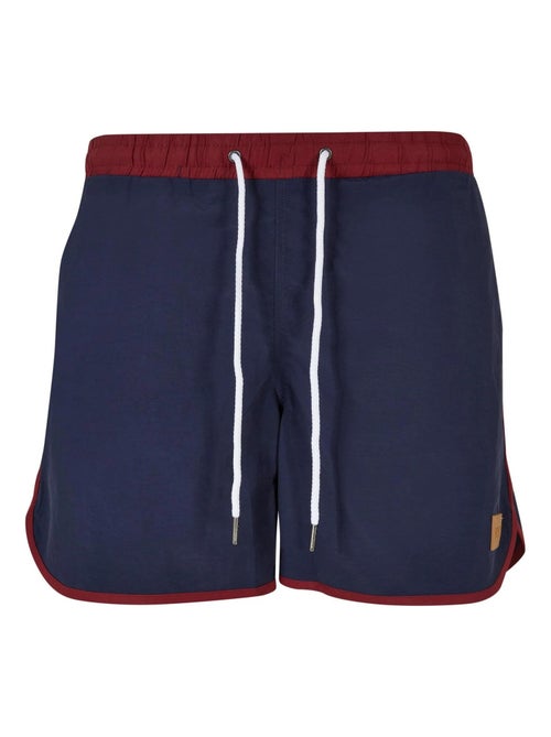 Urban Classics - Short de bain motif/style rétro - Kiabi Urban Classics - Short de bain motif/style rétro - Kiabi