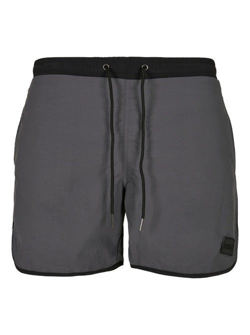 Urban Classics - Short de bain motif/style rétro - Kiabi Urban Classics - Short de bain motif/style rétro - Kiabi