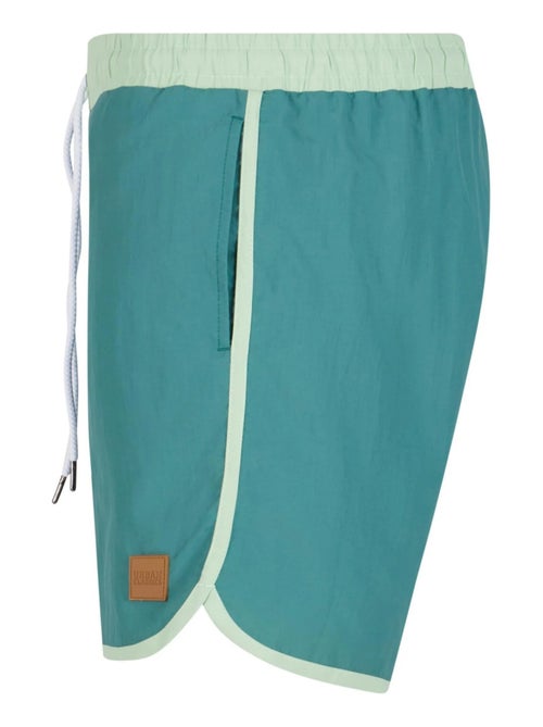 Urban Classics - Short de bain motif/style rétro - Kiabi Urban Classics - Short de bain motif/style rétro - Kiabi
