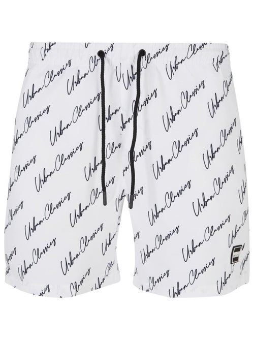 Urban Classics - Short de bain motif/style Texte - Kiabi