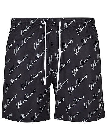Urban Classics - Short de bain motif/style Texte